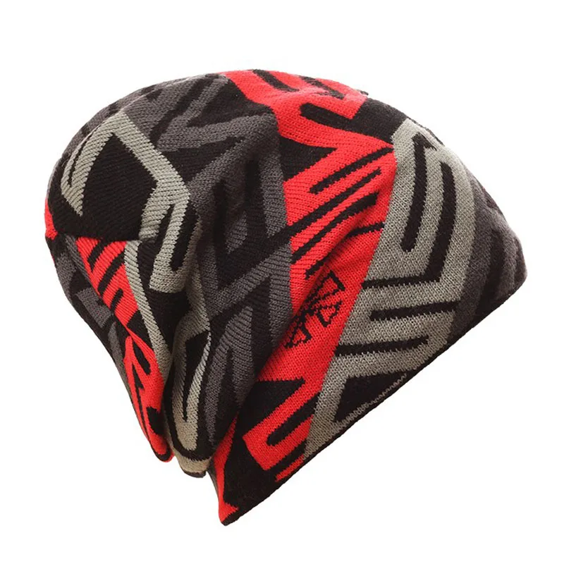 Лыжи gorros зимние шапки мужские теплые уличные Лыжные шапки флисовая шапка gorros спортивная шапка для мужчин зимняя шапка - Цвет: red