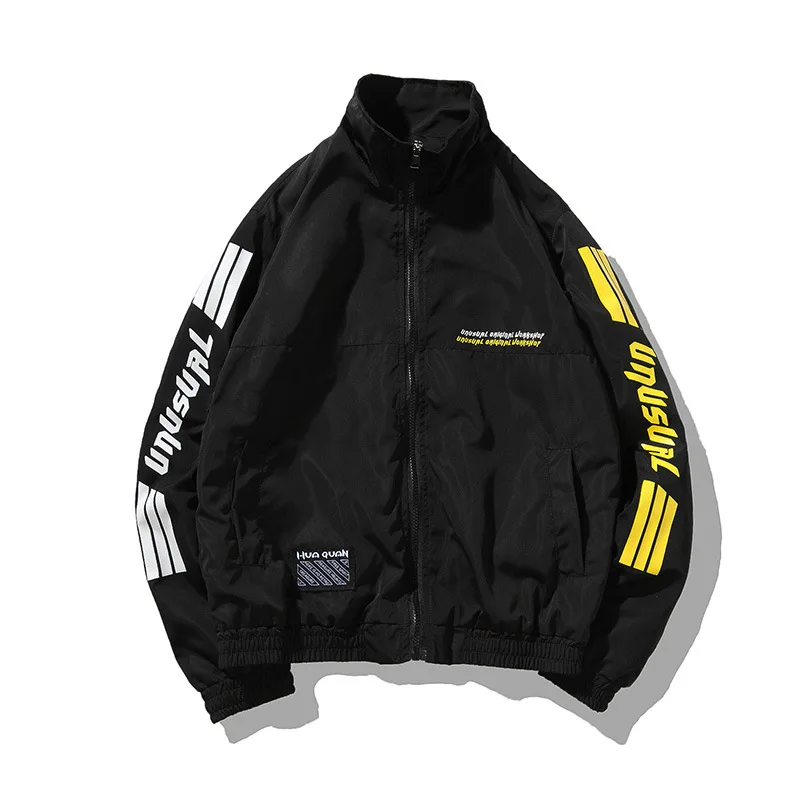 Куртка мужская с принтом тренер ветровка в национальном стиле свободная