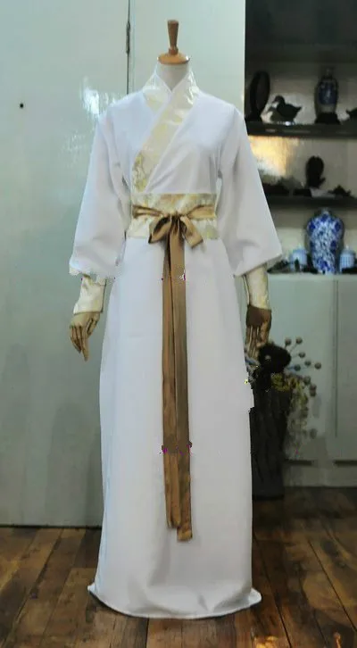 Древняя китайская одежда мужские костюмы династии ханьфу атласные халаты