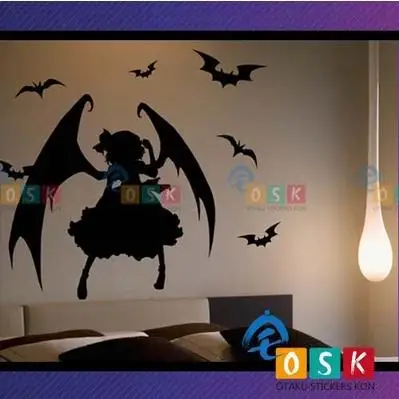 Touhou Project Remilia Scarlet виниловые наклейки на стену Наклейка Декор домашнее украшение