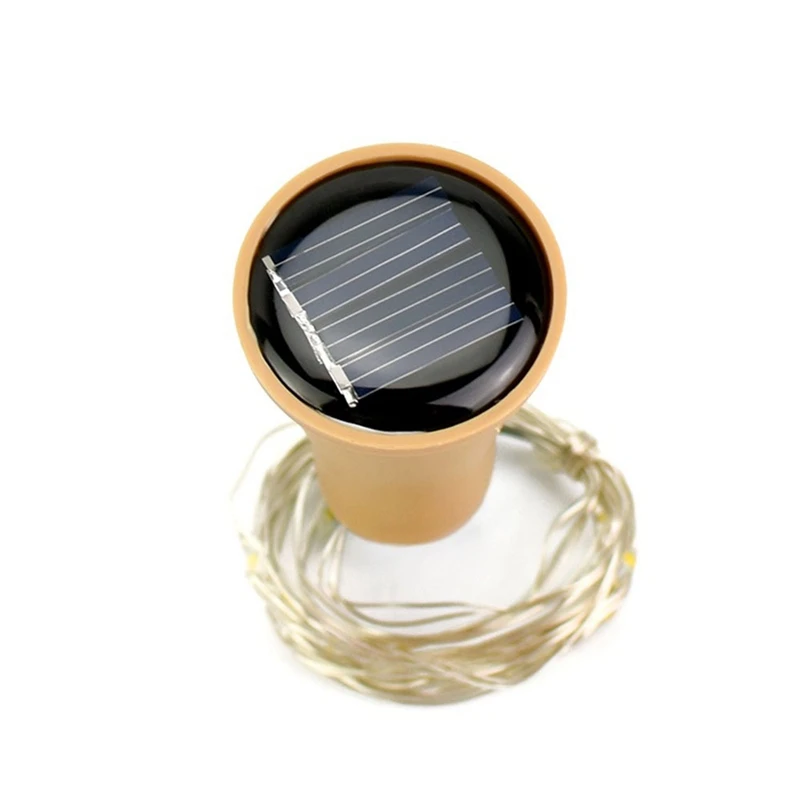 5 шт. в упаковке солнечные светильники форме винных бутылок 10 светодиодных