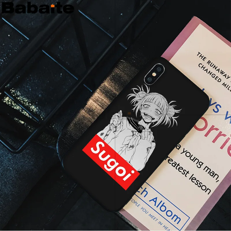 Babaite Sugoi Senpai аниме Waifu персонализированный Чехол для телефона с принтом для Apple iPhone 8 7 6 6S Plus X XS MAX 5 5S SE XR - Цвет: 6