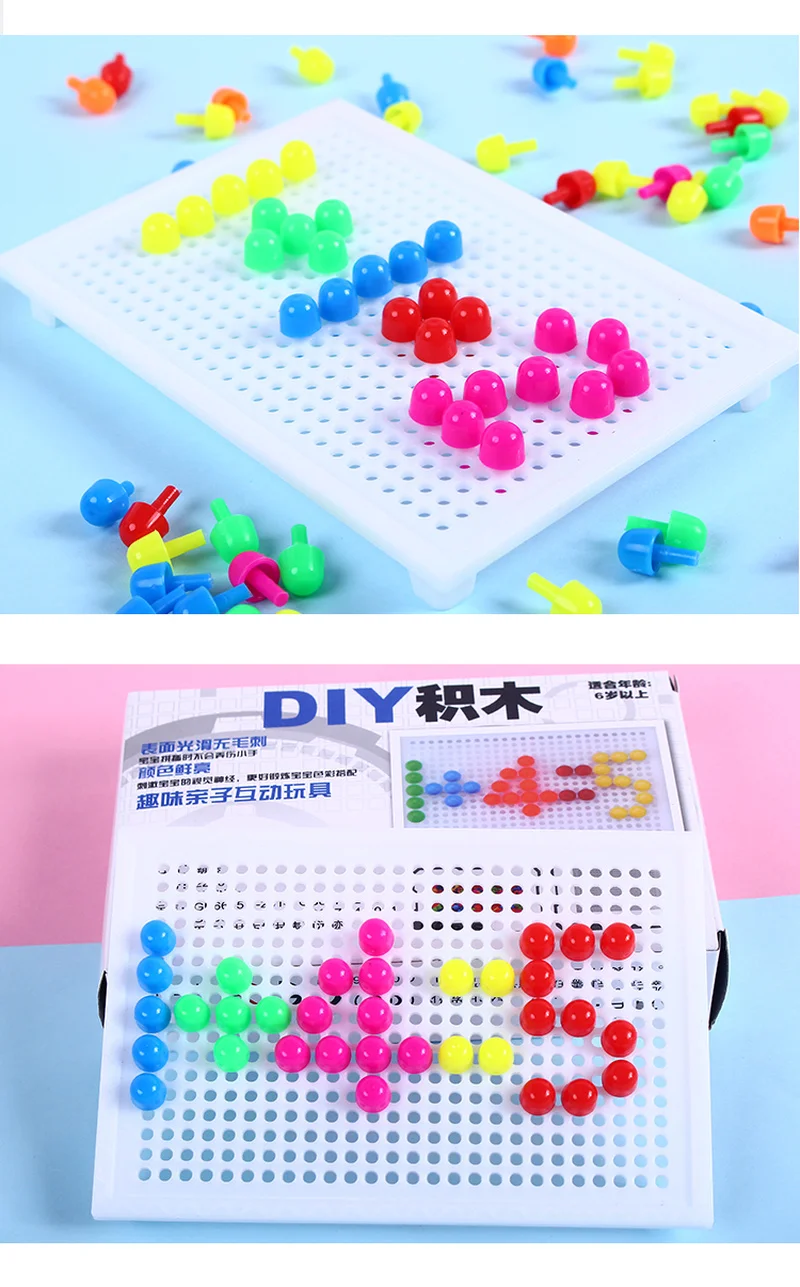 96 шт./компл. блоки DIY Упражнение руки-на способность обучения игра игрушка для детей детская головоломка-пазл игра фигурка игрушки