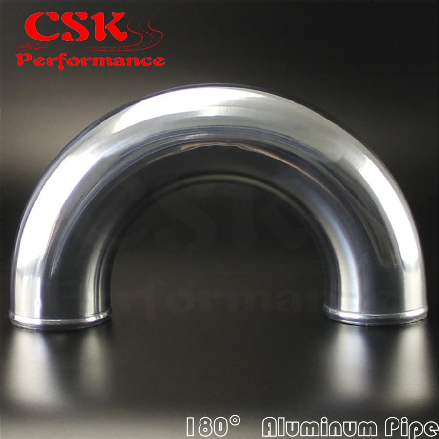 Алюминиевый интеркулер 102 мм 4 дюйма впускная труба стандартный шланг 180 градусов