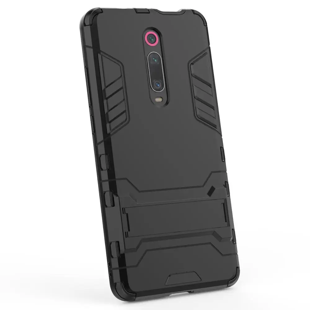 Чехол для Xiaomi Mi 9T тонкий чехол из поликарбоната + мягкий резиновый Гибридный