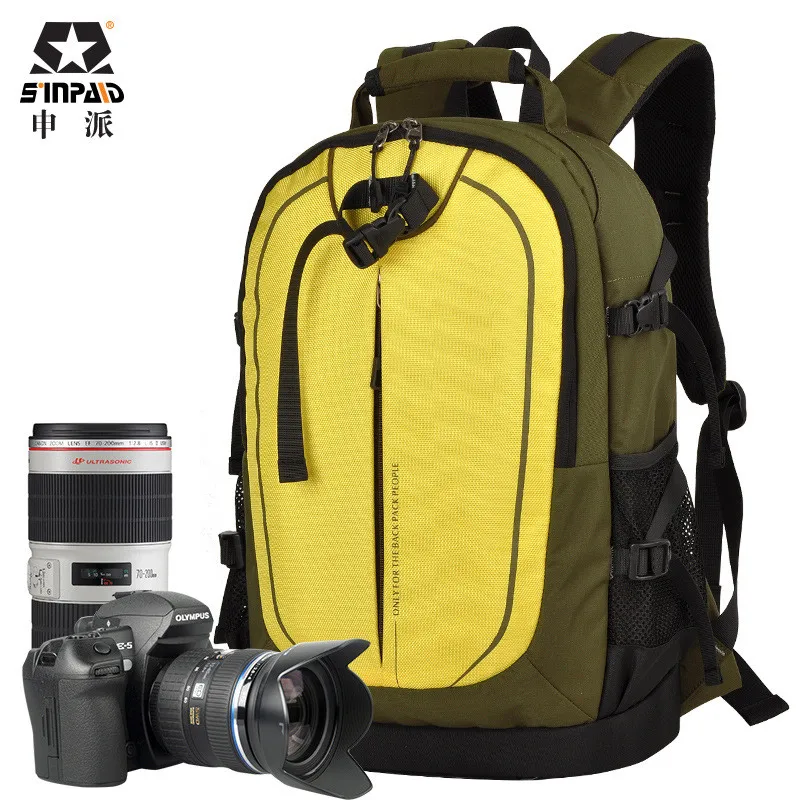 Sinpaid цифровой DSLR камера сумка водонепроницаемый фото рюкзак фотографии Анти