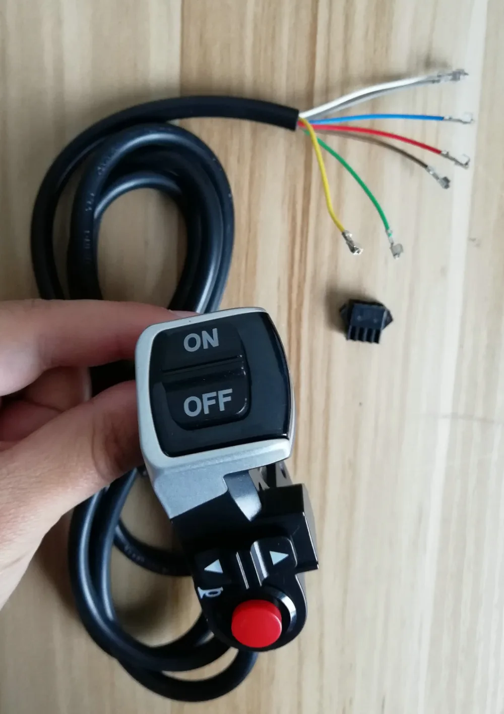 Frontlight on-off& horn& Поворотный выключатель света для электрический скутер велосипед трехколесный велосипед ATV MTB мобильность преобразования часть переключатель кнопка