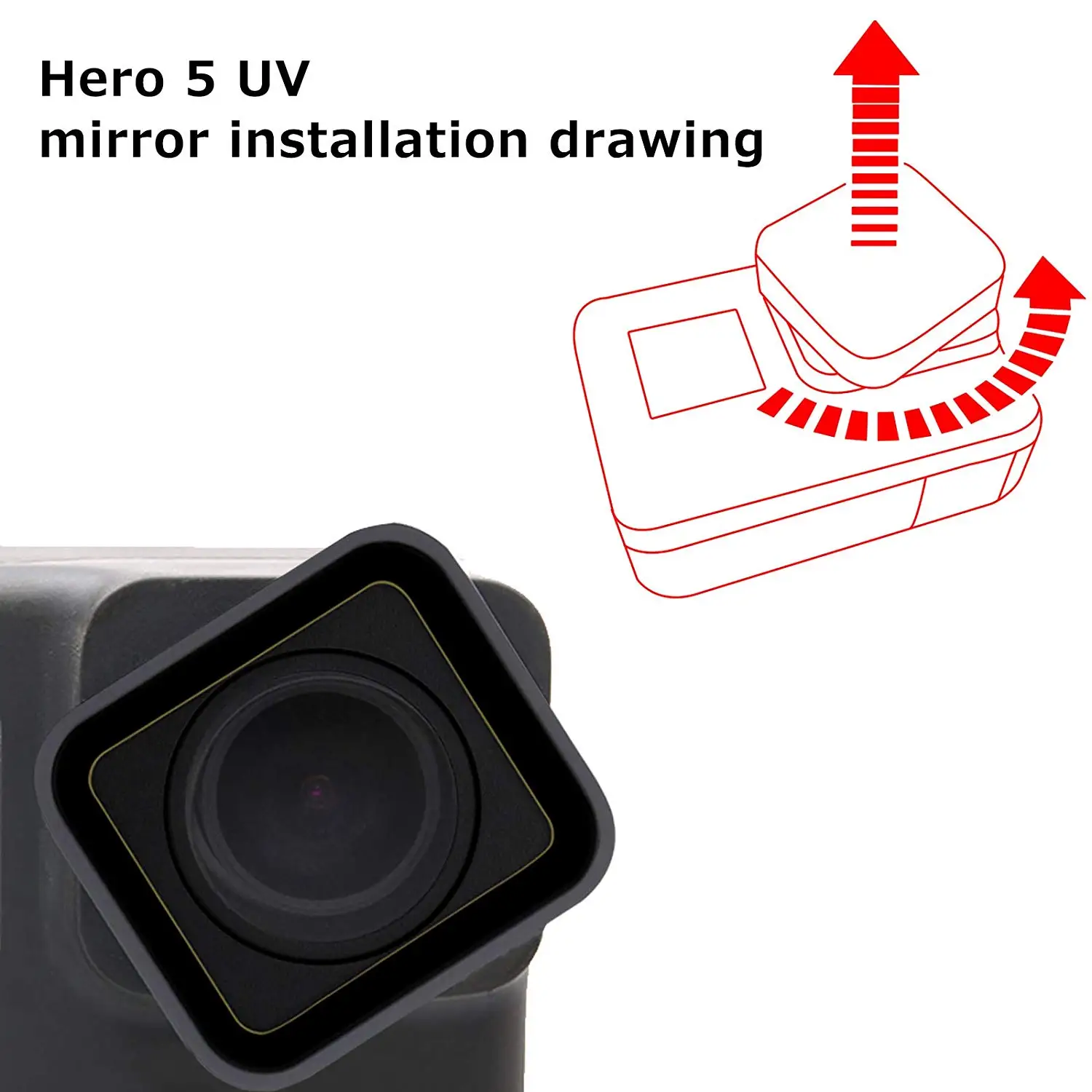 2019 аксессуары для экшн видеокамеры защитный чехол объектива съемное Сменное