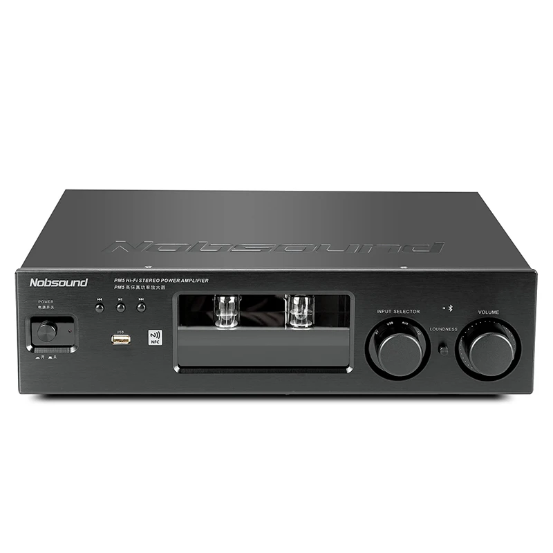 Новый NFC/6N3 усилитель Bluetooth Серебряный/черный PM5 80 Вт + трубчатый стерео для