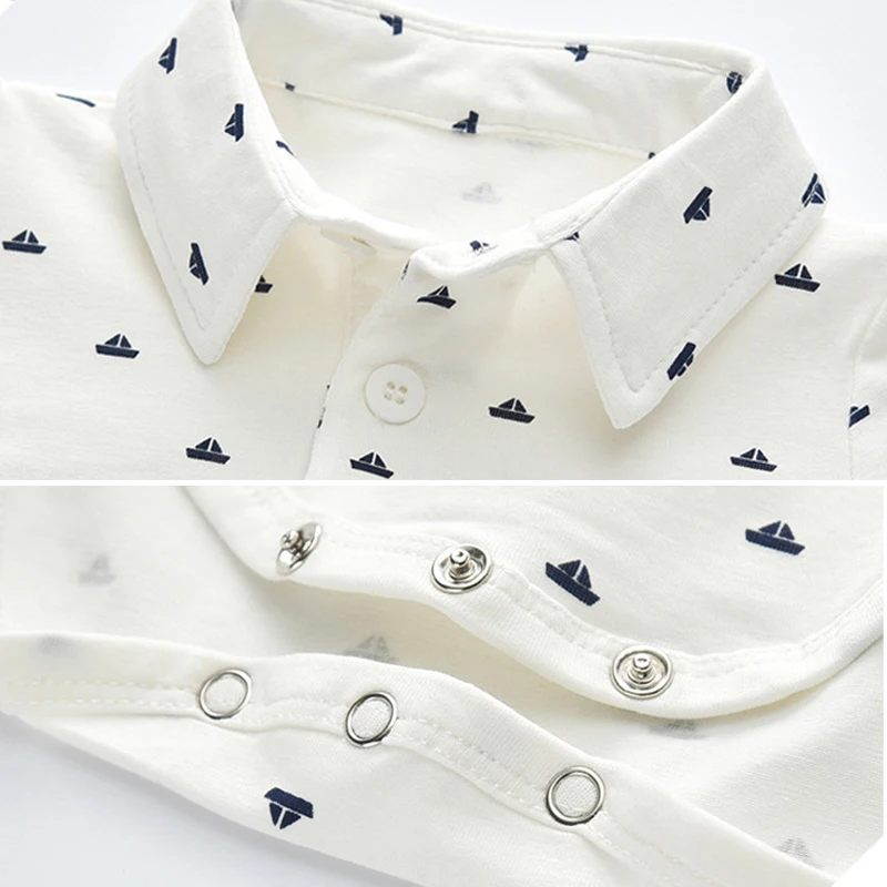 6 шт./лот Одежда для новорожденных мальчиков из хлопка младенцев Длинные рукава