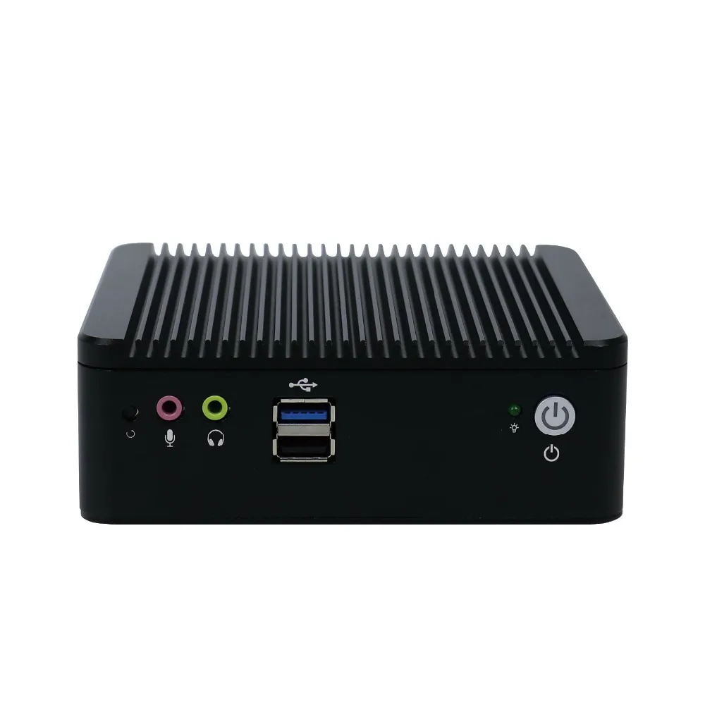 Topton J1900 безвентиляторный мини ПК Quad Core 2 * intel i211 at LAN на борту 4 Гб оперативной