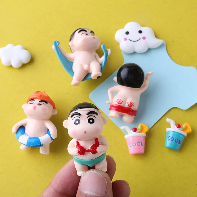 BAIUFOR на берегу моря для маленьких мальчиков с рисунком из аниме фигурки люди