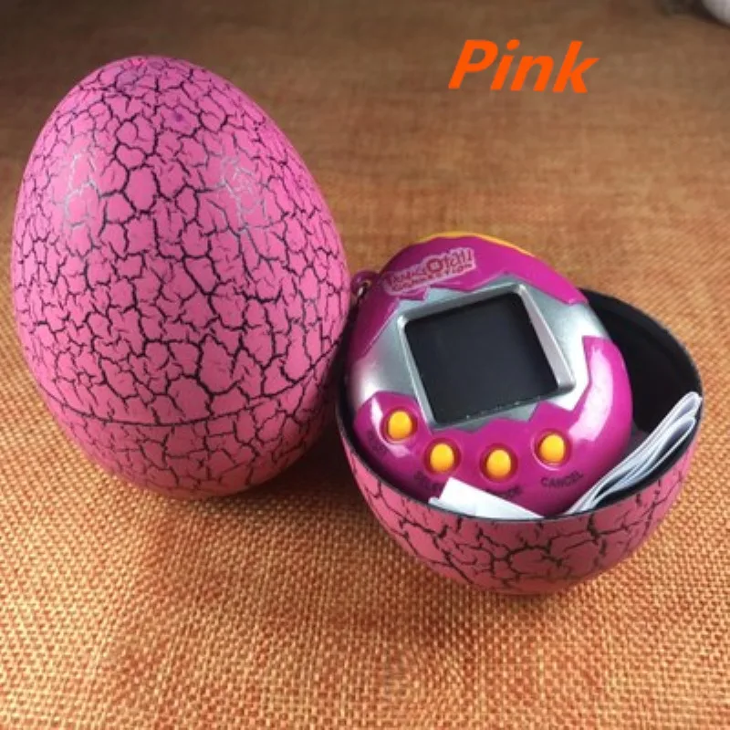 D Tamagotchi виртуальный кибер питомец яичная скорлупа Виртуальная кибер питомец игра Малыш игрушка прозрачная - Цвет: D