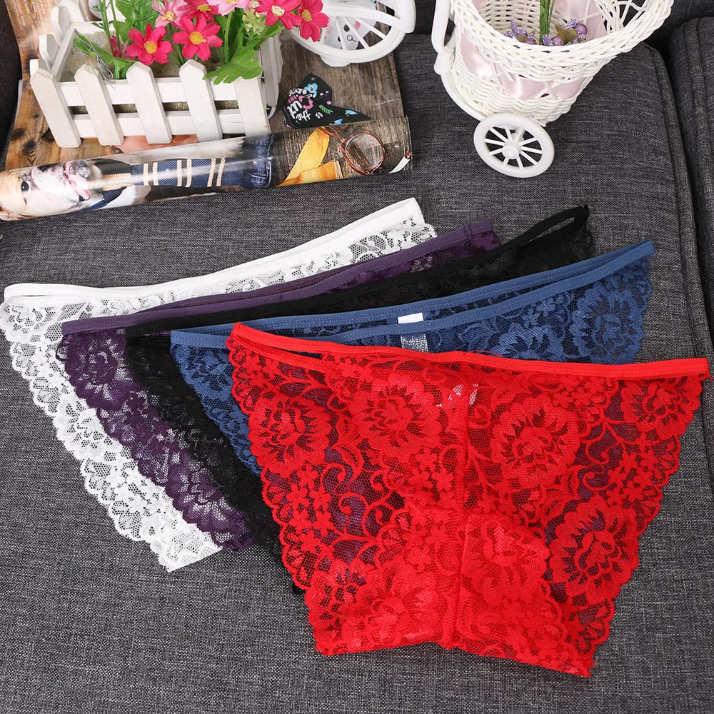 1 шт. сексуальное модное женское нижнее белье стринги трусы кружевное бикини