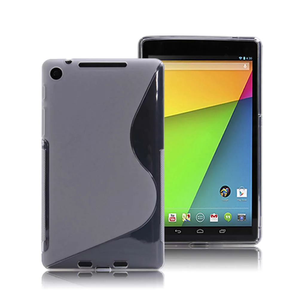 Чехол из ТПУ для Nexus 7 2013 Новый чехол планшета Google FHD силиконовый (не 1st)|tablet pouch|nexus