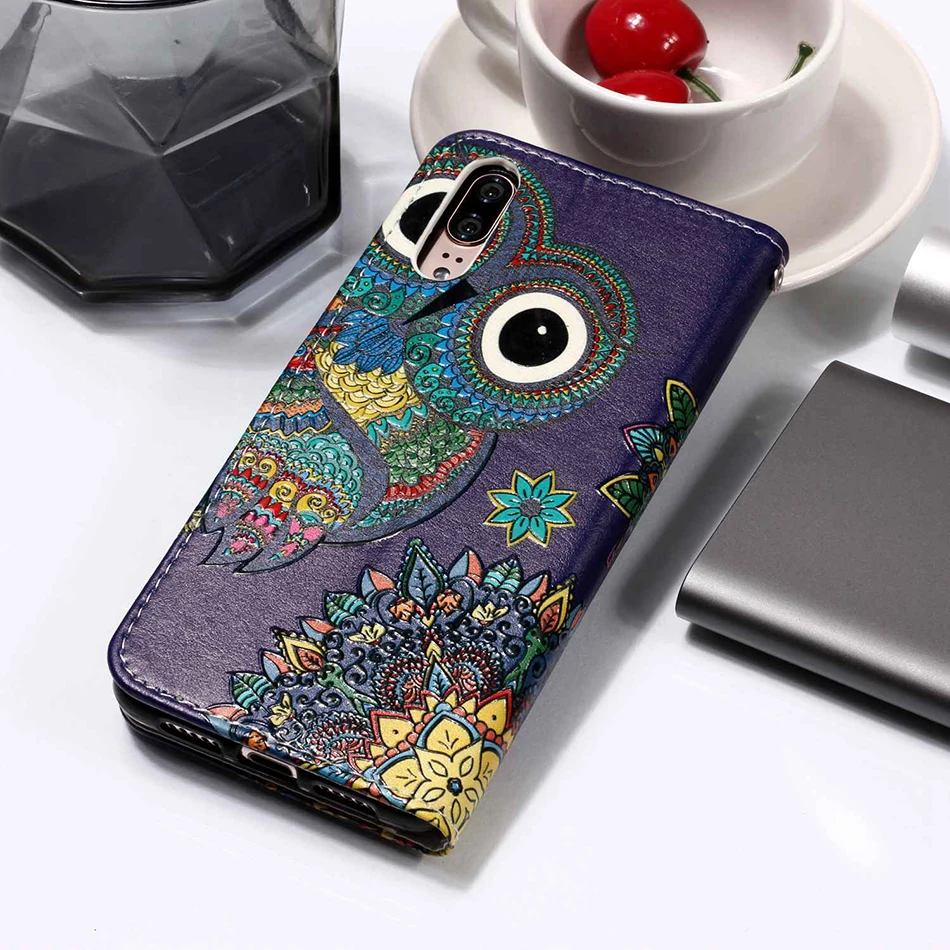 Чехол-книжка из искусственной кожи чехол-портмоне для huawei P8 Lite P10 плюс P20 P9 Lite mini Коврики 9 10 Pro Y9 наслаждаться фотоаппаратов моментальной печати 7S 7X чехол Fundas B06