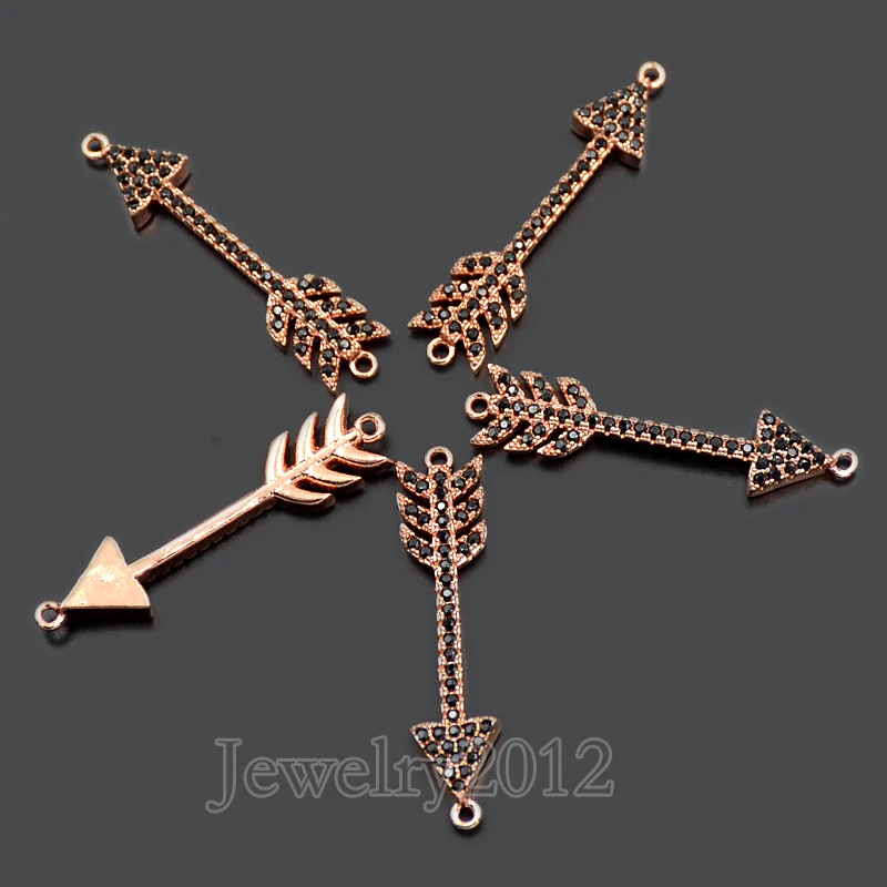 10 шт./лот браслет с микро камнями цирконием цепочкой шармом и бусинами золото