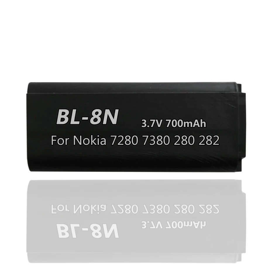 5 шт./лот 700 мА/ч BL 8N BL8N Батарея для Nokia 7280 7380 282 280 Мобильный телефон Аккумулятор