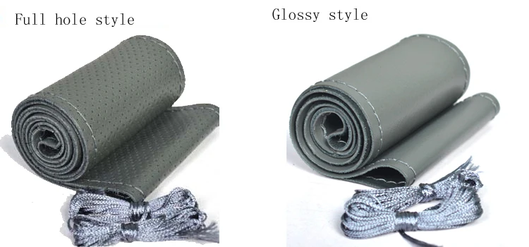 Оплетка на руль автомобиля из натуральной воловьей кожи