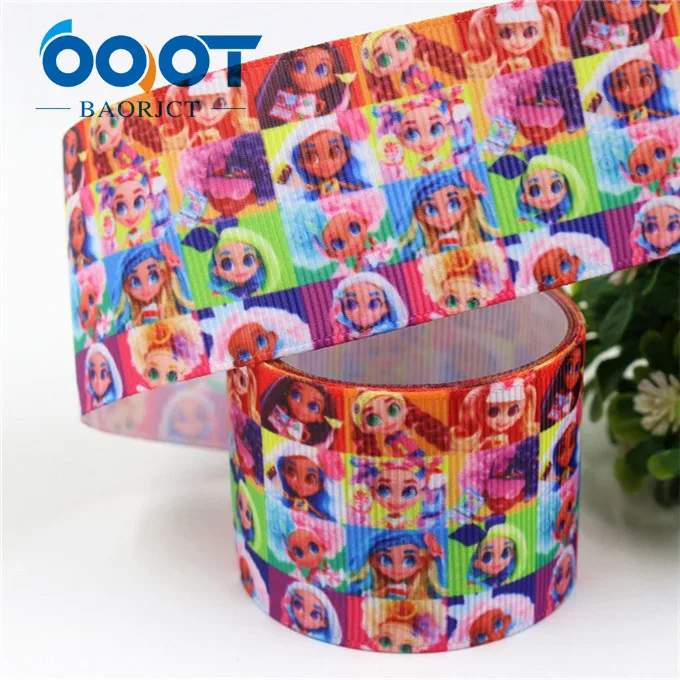 I-19306-517 OOOT BAORJCT I-19306-516, 38 мм, 10 ярдов мультфильм термотрансферные печатные корсажные ленты, лук кепки DIY аксессуары украшения - Цвет: I-19306-517