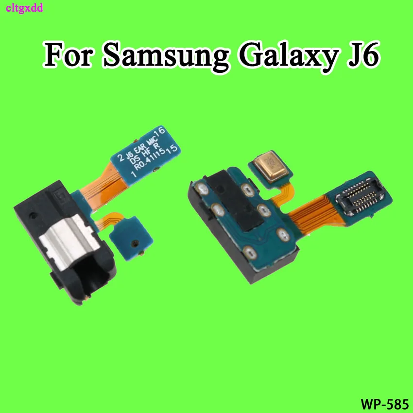 Гибкий кабель для наушников с микрофоном Samsung J6 2018 J600F A6 A600F J8 J810F|Соединители| |