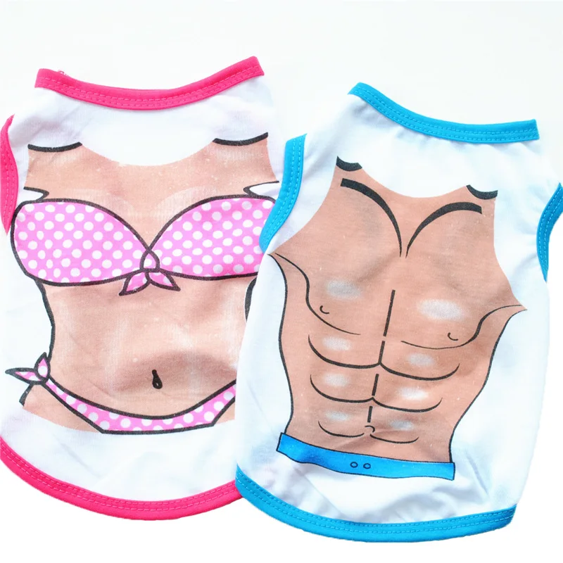 Летняя одежда для щенков Чихуахуа маленьких собак жилет домашних животных