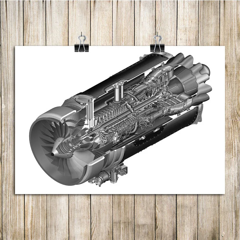 Горячая Распродажа украшения дома облицовки стен Стикеры авиационный двигатель