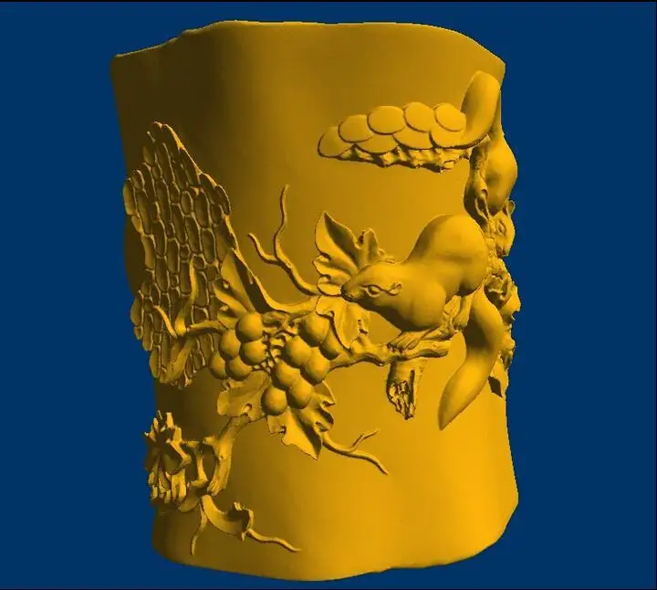 

3D модель, рельеф для ЧПУ в формате STL ручка контейнер белка ручка держатель