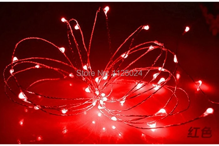 Новинка 3 м 30 светодиодов батарея мини LED медная проволока гирлянда сказочные