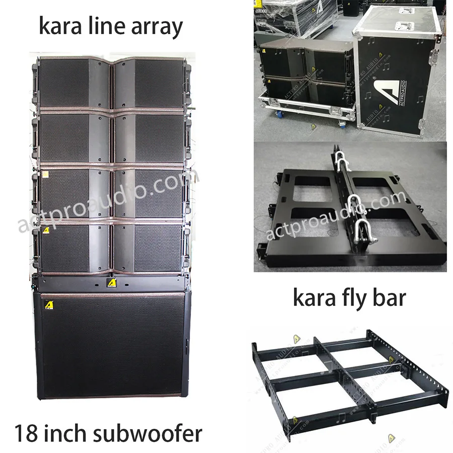 Kara double 8 дюймов линейный массив speakerKS28 SB28 двойной 18 дюймов, Сабвуфер pro powered sound system