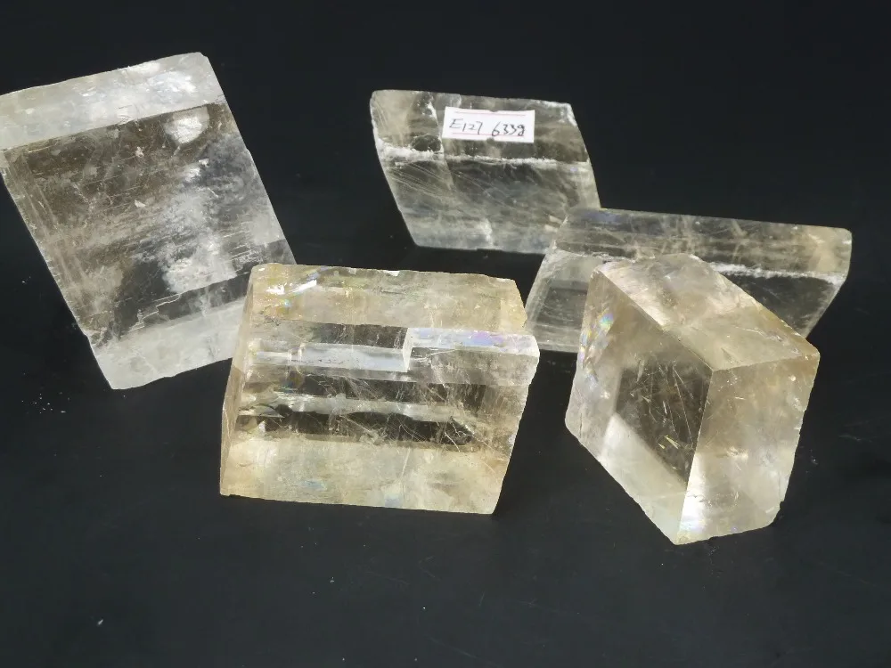 633g очень хороший CALCITE чистый оптический Calcite E127 | Дом и сад