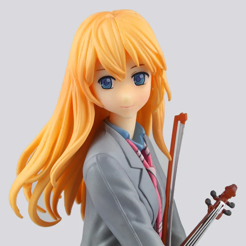 HKXZM Аниме Фигурка 22 см ваша лежа в апреле Miyazono Kaori 1/7 Масштаб Окрашенные ПВХ