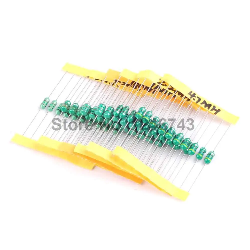 60PCS Color Ring Inductance Package Used 6 Kinds of Code Each 1MH 1.5MH 2.2MH 3.3MH 4.7MH 10MH | Обустройство дома