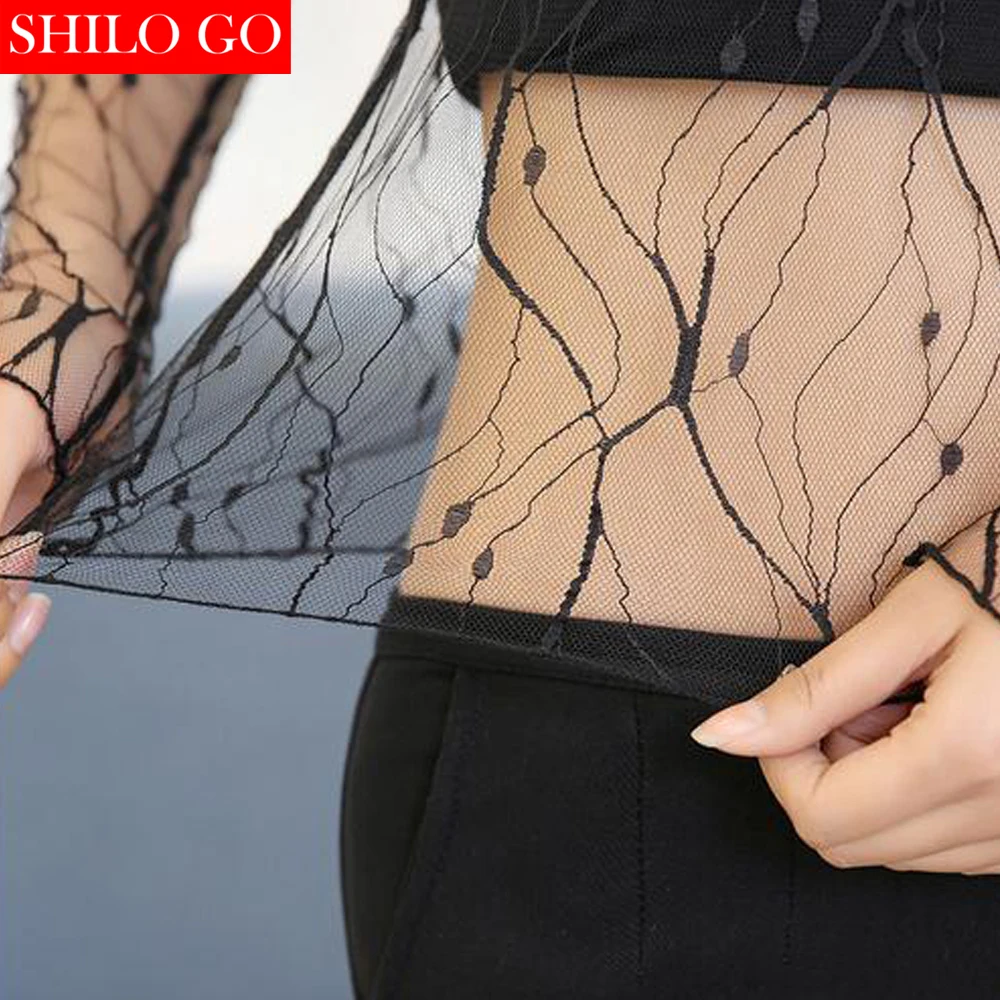 Новинка 2020 сетчатая нижняя рубашка из нитки Прозрачная Кружевная женская