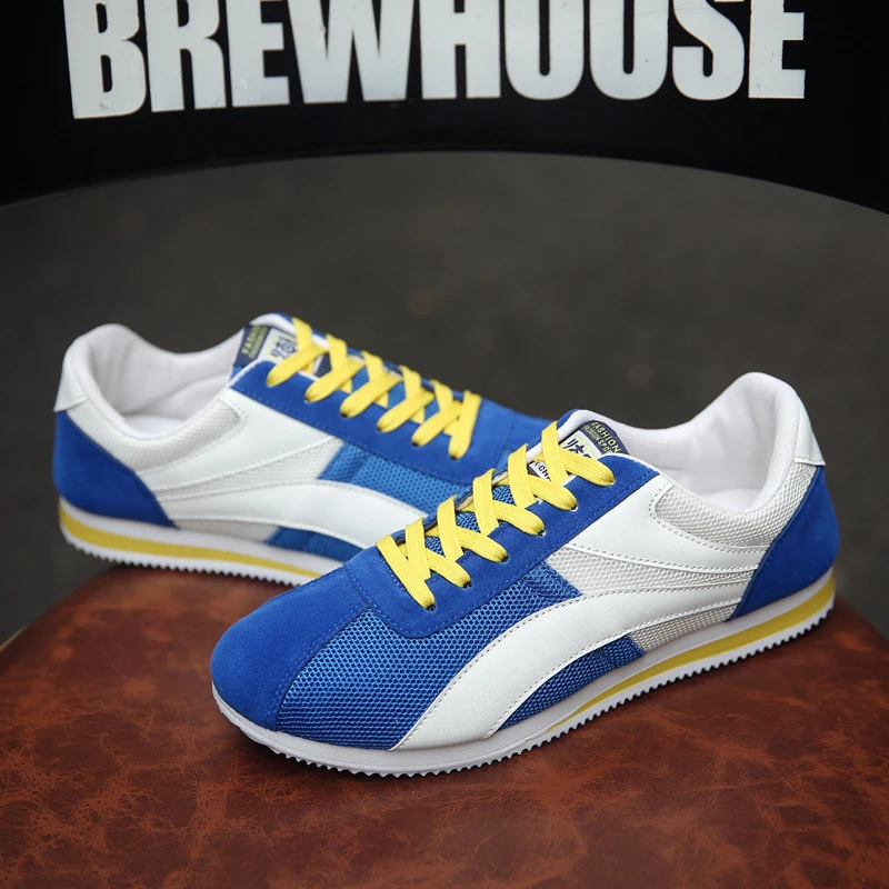 Новое поступление Мужская баскетбольная обувь Массажная фитнес Кортез гелевые