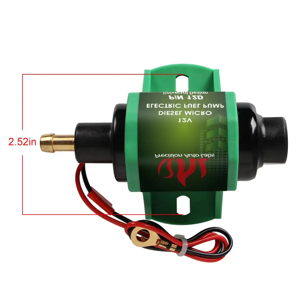 PRECISION AUTO LABS 4-7 PSI высокопроизводительный микро электрический дизельный топливный насос 12 вольт 5/16 дюйма-2 провода дизайн