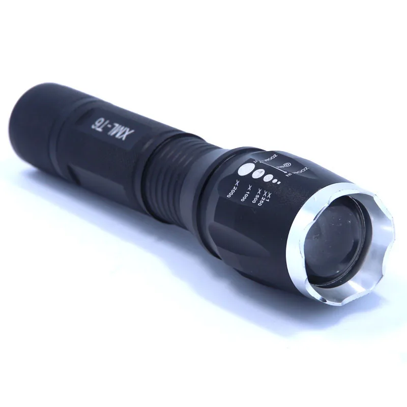 Велоспорт велосипед света 2000 люмен CREE XM-L T6 Портативный светодиодный фонарик фонарь с регулируемым светом с держателем+ Батарея+ Зарядное устройство