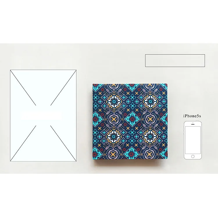 Креативная квадратная Шпулька Тканевая обложка ручной работы альбом сделай сам