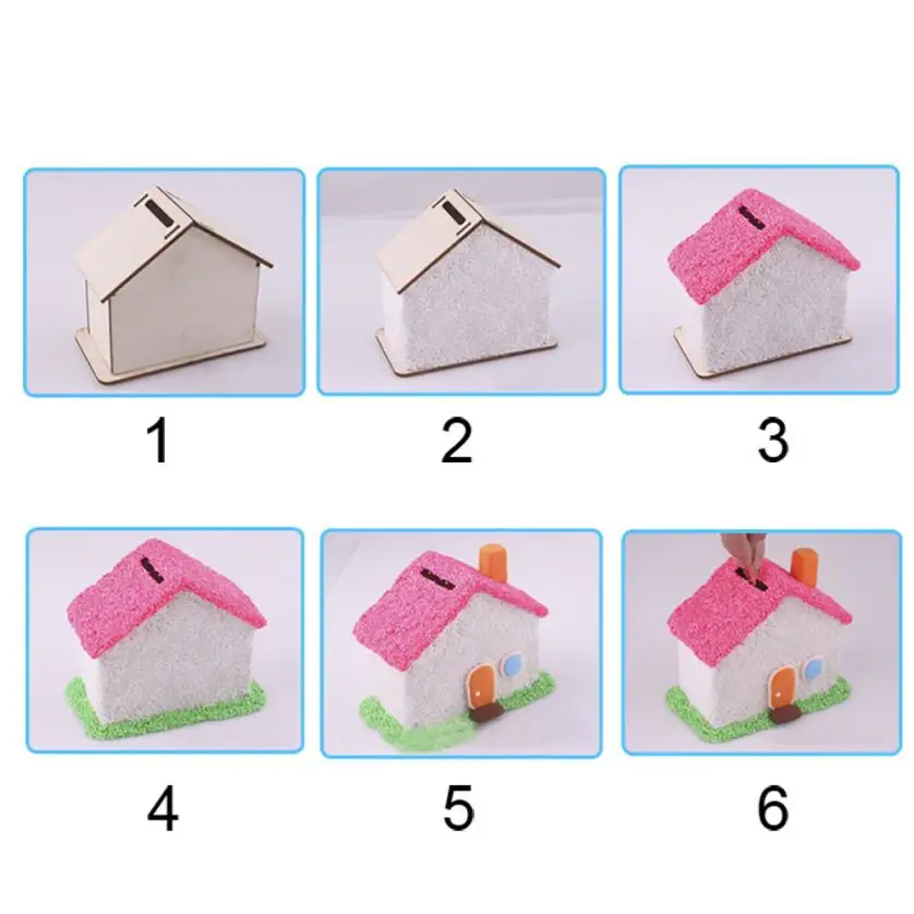 Поделки творческие игрушки жемчужная глина аксессуары для снежной грязи дерево