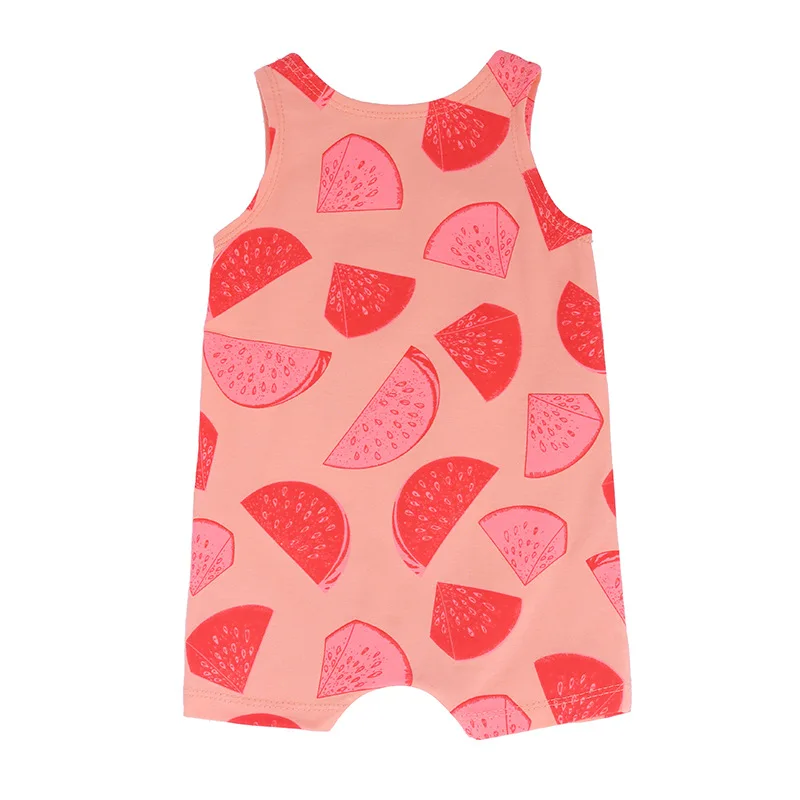 Взрывной модели girlsclothes маленьких Круглый воротник хлопок комбинезон без рукавов