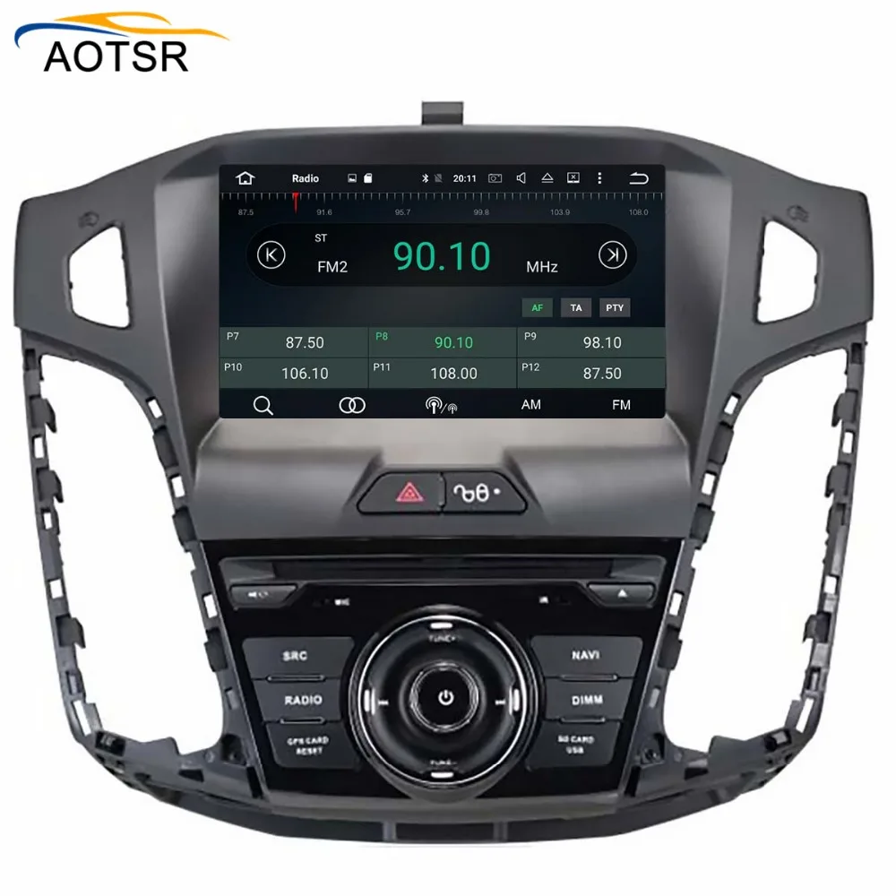IPS экран Android 8 0 автомобильный DVD мультимедийный плеер головное устройство для Ford