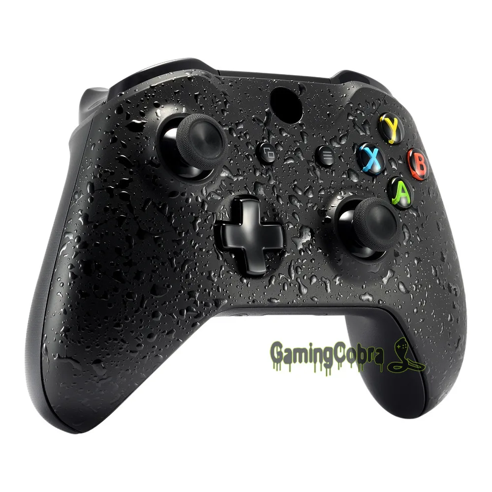 Текстурированный черный дизайн Лицевая панель корпуса для Xbox One S One X игровой контроллер-SXOFP04