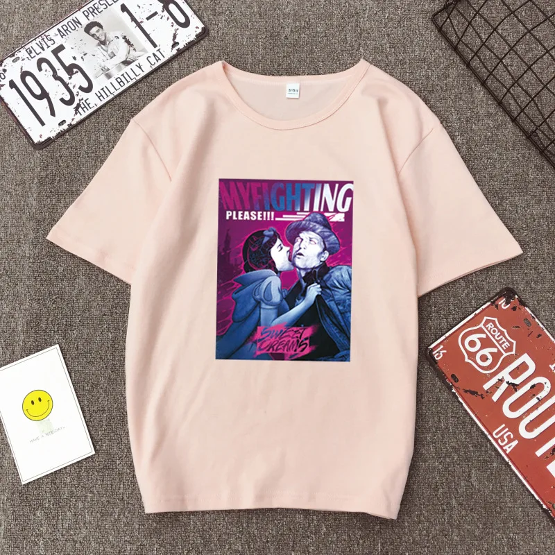 Футболки с короткими рукавами для пар | Женская одежда