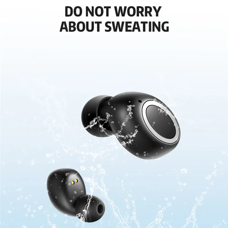 D015 TWS V5.0 Bluetooth Wireless Earphones Stereo Portable Headphone with Charge Sport case Bass Gaming Headset Earbuds Mic | Электроника