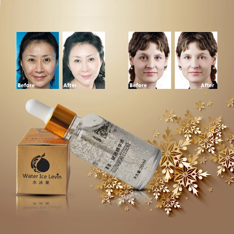 Вода ice levinHyaluronic кислоты Сыворотки против морщин старения коллаген крем для