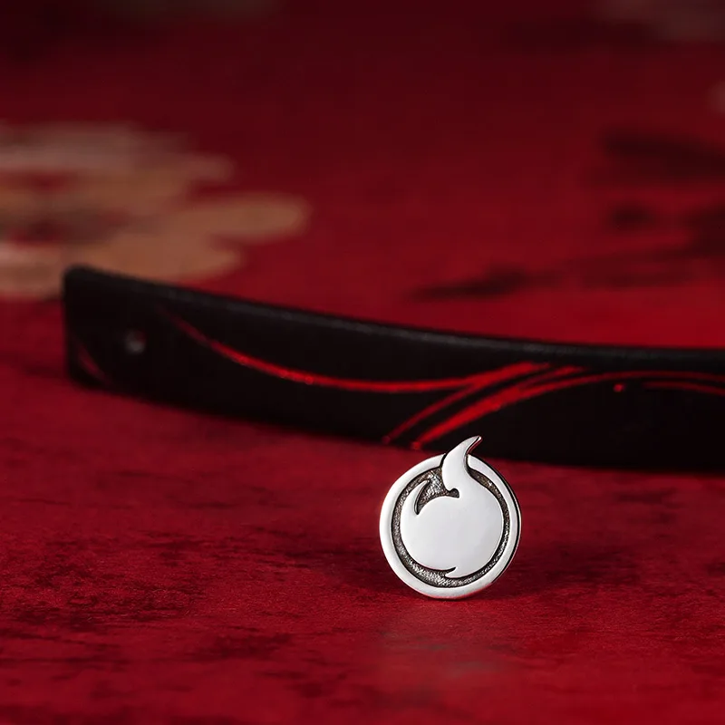 Браслет Jigoku Shoujo Enma Ai S925 из искусственной кожи с пряжкой ручной ремешок для
