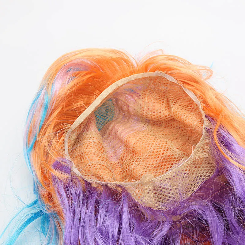 Радуга Единорог парик Хеллоуина вечерние поставок золото/серебро для свадьбы на