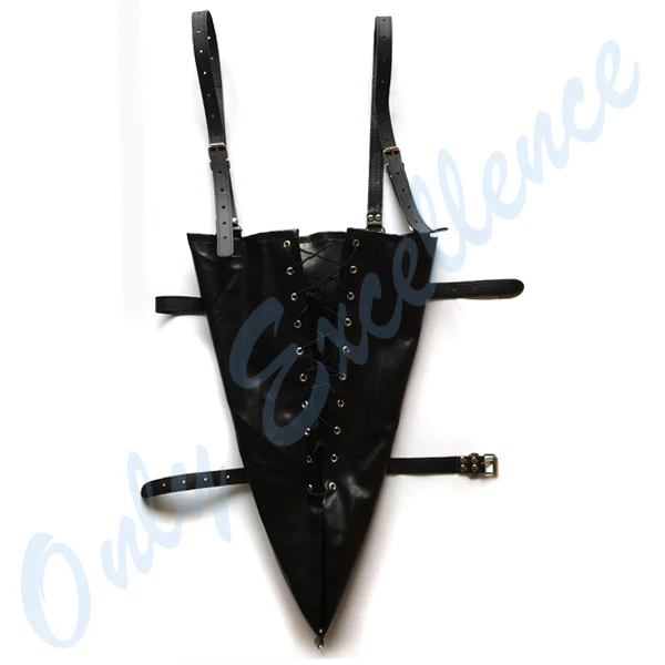 Black PU Leather body Arm adult sex toys Bondage Restraints Costume game for couple | Красота и здоровье