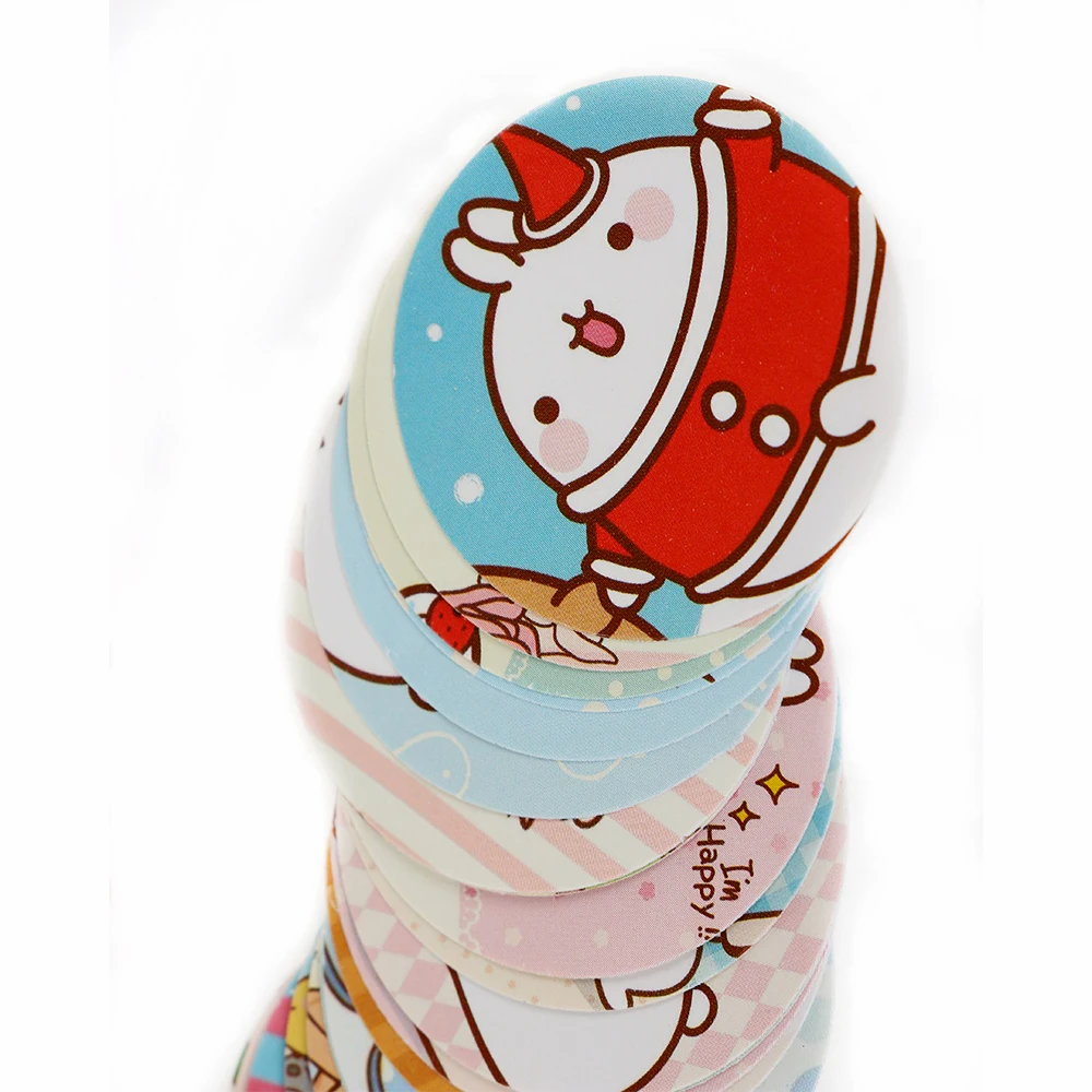 46 шт./кор. новый модный Kawaii канцелярский стикер Molang Rabbit мини бумажный украшение