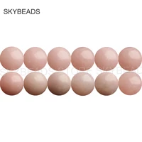 natural pink opal healing gemstone round 4 6 8 10mm loose beads for diy necklace bracelet earrings jewelry craft making supplies